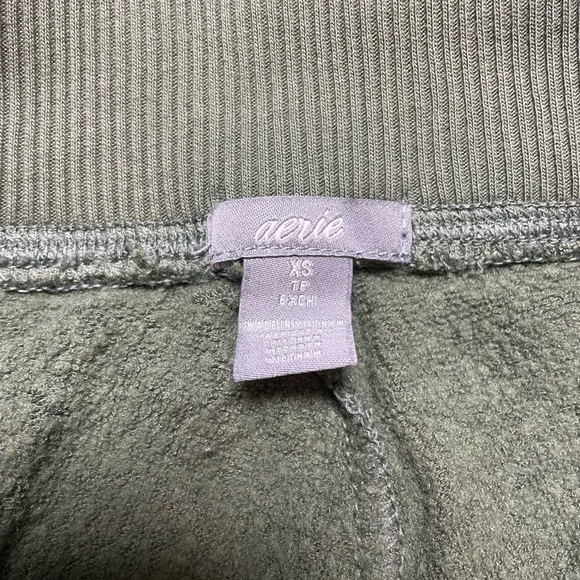 Aerie Olive Green Jogger Sweatpants, Size XS - Picture 5 of 7